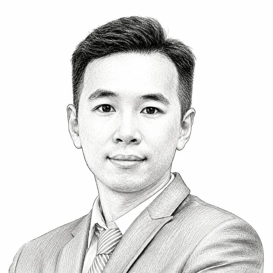 Bennie 劉明燁素描肖像